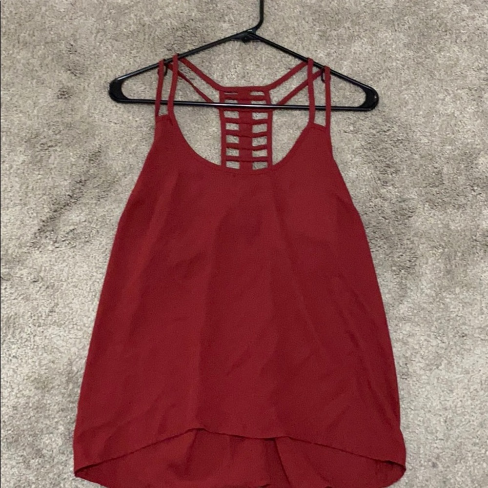 Ladder back tank top